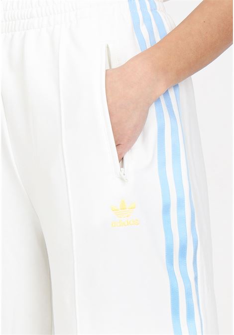 White and light blue Loose track suit women's trousers ADIDAS ORIGINALS | IT9838.